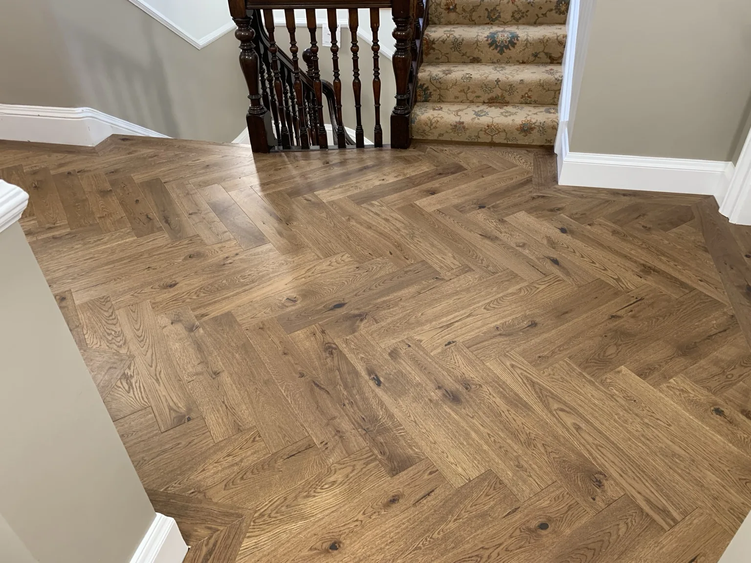 Herringbone flooring in Victoria